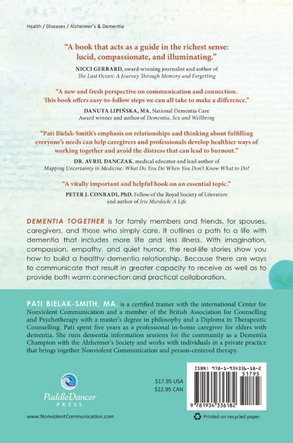 Dementia Together, back cover